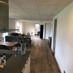 Nyt trægulv i bolig i Silkeborg